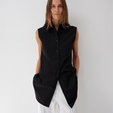 S4. Sleeveless Shirt. Black