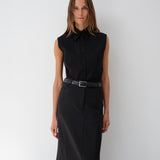 S4. Sleeveless Shirt. Black