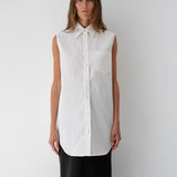 S4. Sleeveless Shirt. White