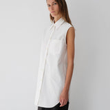 S4. Sleeveless Shirt. White